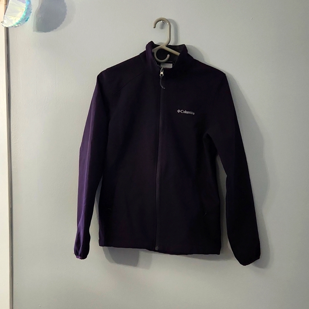 Columbia Women's Dark Purple Full-Zip Jacket